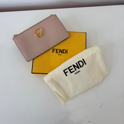 Portefeuille Fendi F Is Rose Poudré