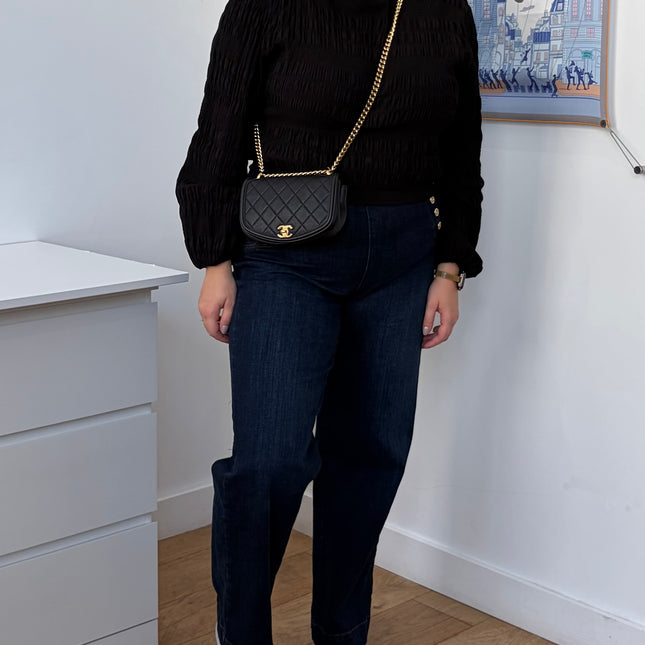 Sac Chanel underline noir bandoulière