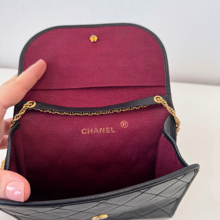 Petit Sac Chanel matelassé noir