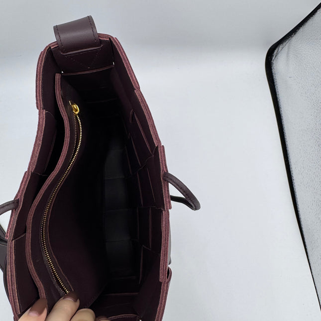 Sac Bottega Veneta Cassette vertical prune