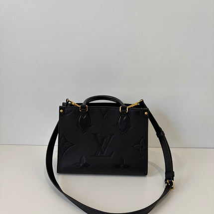 Sac Louis Vuitton On The go PM empreinte Noir