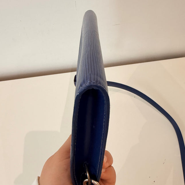 Pochette Accessoires Louis Vuitton Cuir Épi Marine