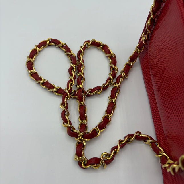 Sac Chanel Mini Square Lézard