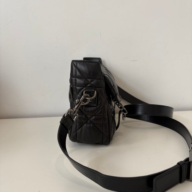 Sac Dior Camp Small cuir noir