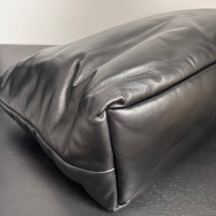 Sac Grand Cabas Saint Laurent cuir nappa noir