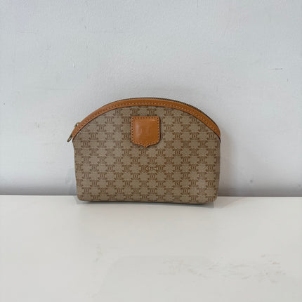 Trousse cosmétique Celine Macadam beige