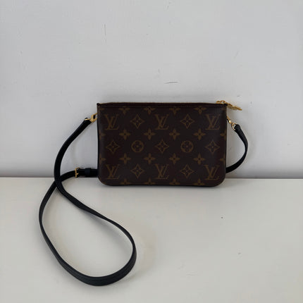 Sac pochette double zip Louis Vuitton reverse