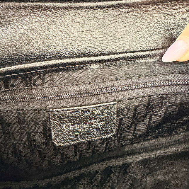 Sac Dior Saddle moyen noir