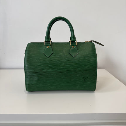 Sac Louis Vuitton Speedy 25 Épi Vert