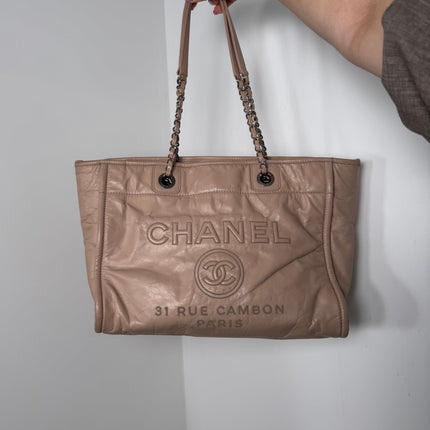 Sac chanel Deauville cuir