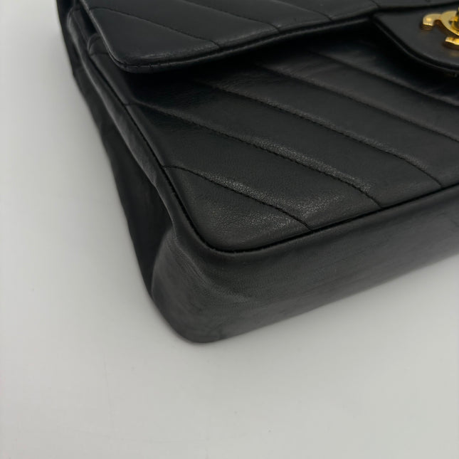 Sac Chanel Timeless chevrons noir