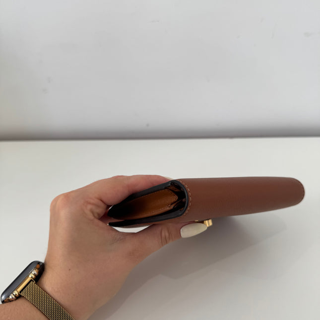 Portefeuille Celine Triomphe Moyen Tan