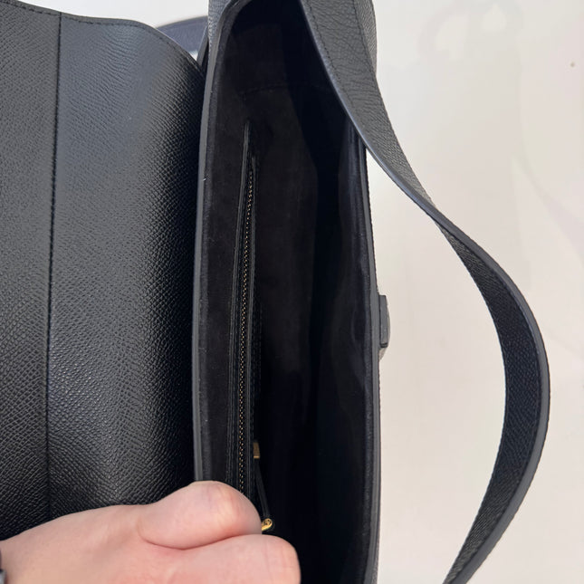 Sac Saddle Dior Moyen Noir Bandoulière