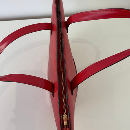 Sac Louis Vuitton Saint Jacques PM Cuir Épi Rouge