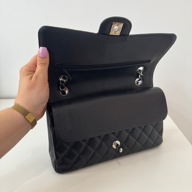 Sac Chanel 11.12 timeless classique cuir caviar