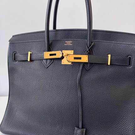 Sac Hermès Birkin 35 Noir