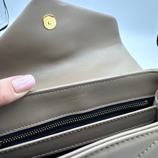 Sac saint Laurent Loulou Toy sable