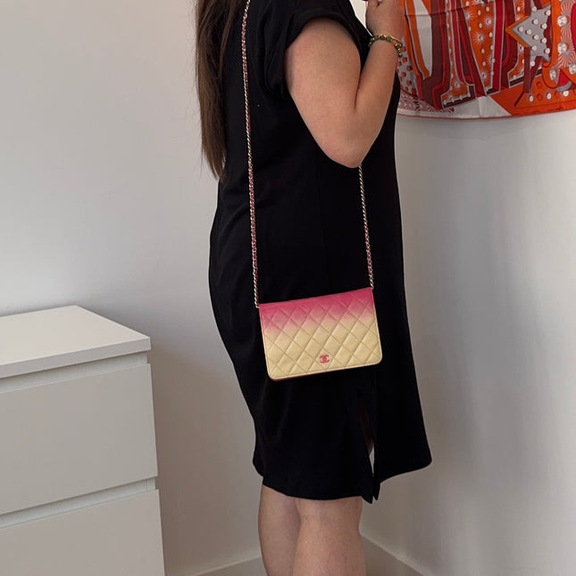 Sac Wallet Chanel Dégradé rose