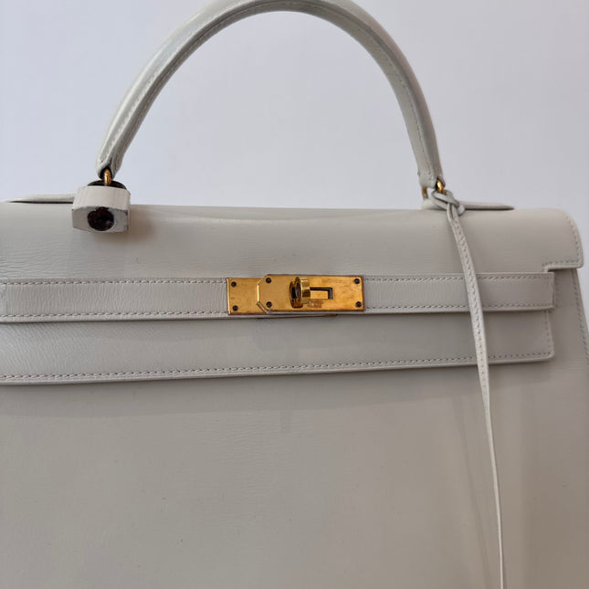 Sac Hermès Kelly 32 Blanc craie
