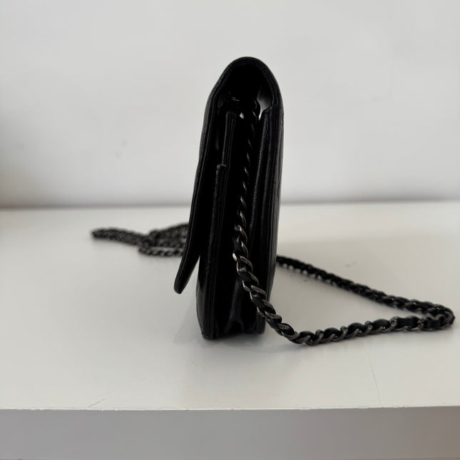 Sac Chanel Wallet on chain Boy Noir