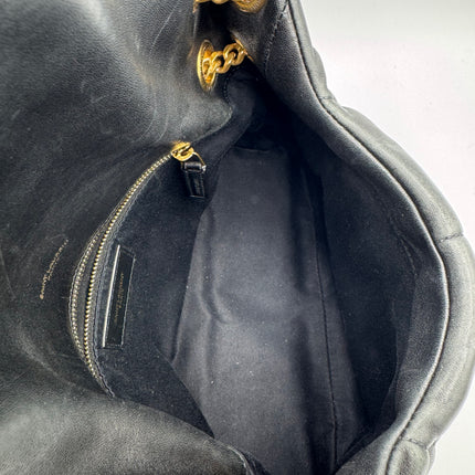 Sac Saint Laurent Puffer Small Noir