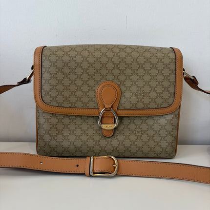 Sac Celine Macadam beige