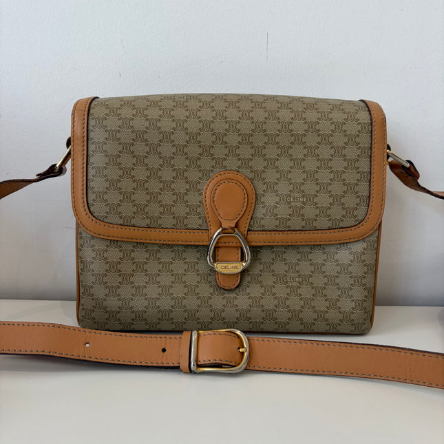 Sac Celine Macadam beige
