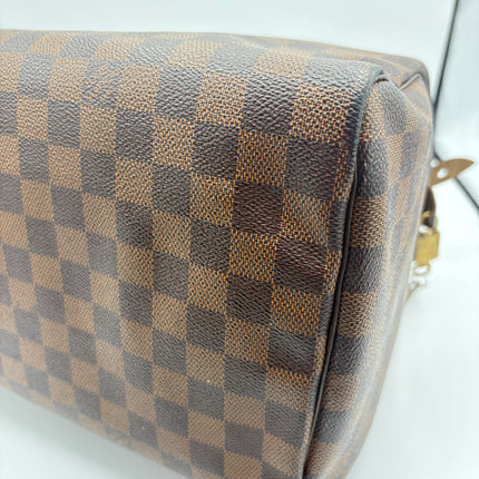 Sac Louis Vuitton Speedy 35 damier ébène
