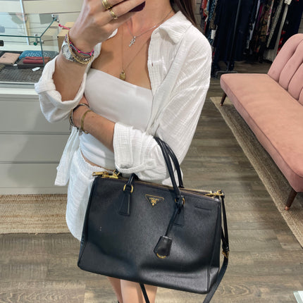 Cabas Prada Galleria GM noir