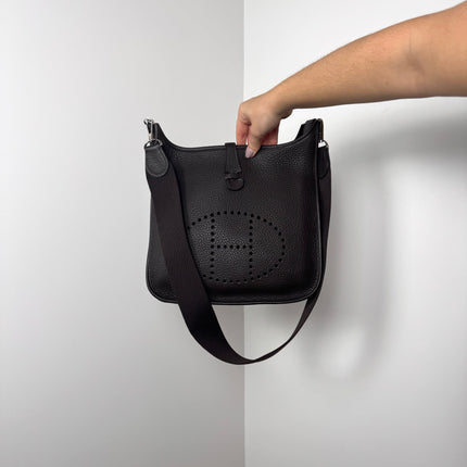 Sac Hermès Evelyne 29 Marron foncé