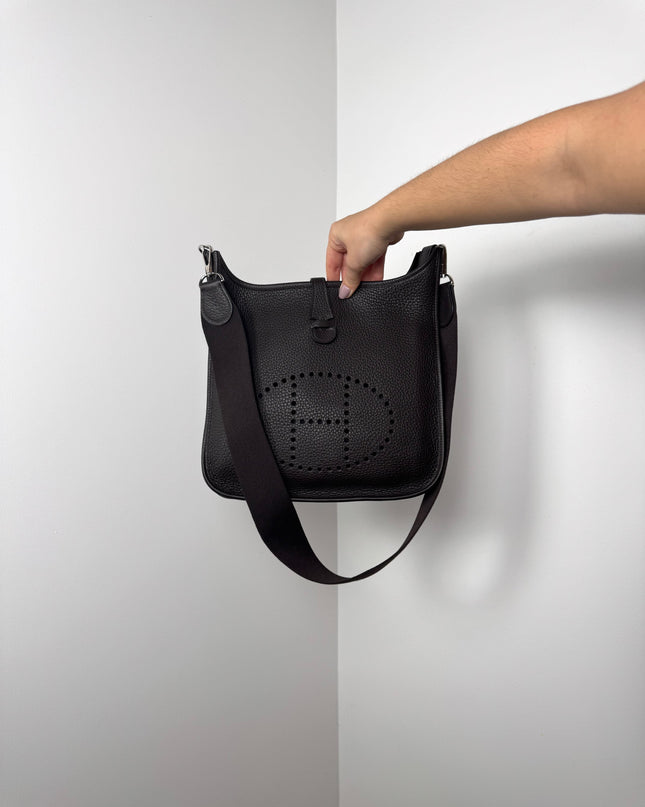 Sac Hermès Evelyne 29 Marron foncé
