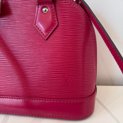 Sac Louis Vuitton BB Alma Cuir Épi Rose