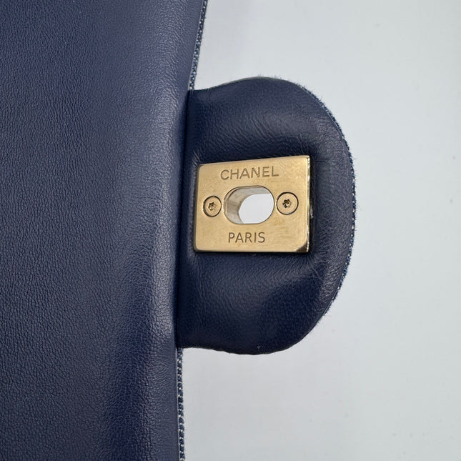 Sac Timeless Chanel Bleu Jean