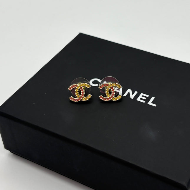 Puces d'oreilles double CC Chanel