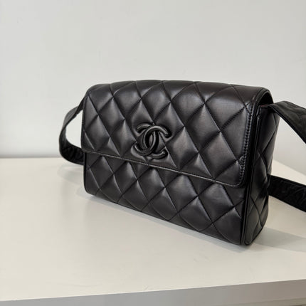 Sac Chanel Bandoulière Matelassé Noir