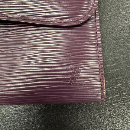 Portefeuille Eugenie Louis Vuitton Épi Cassis