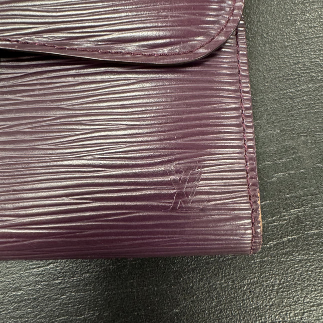 Portefeuille Eugenie Louis Vuitton Épi Cassis