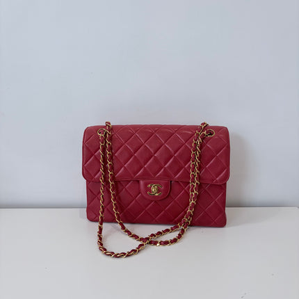 Sac Chanel Maxi timeless Double vintage Rouge