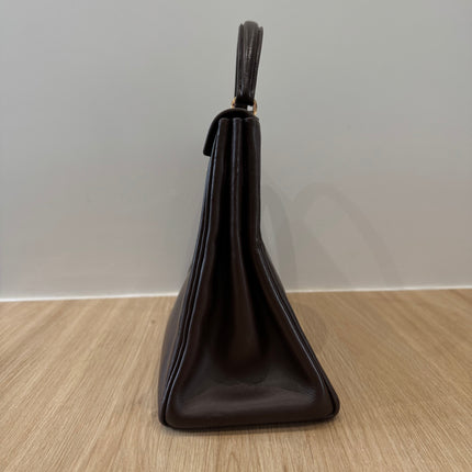 Sac Kelly 32 Hermès Chocolat