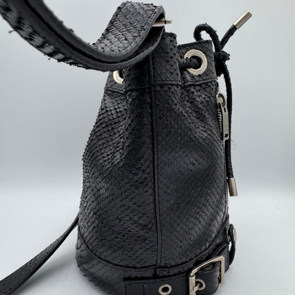 Sac Saint Laurent Rider Python