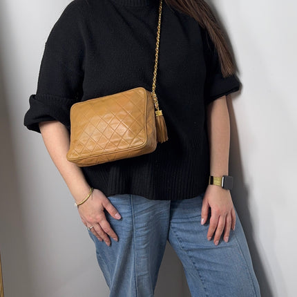 Sac Chanel Caméra Caramel