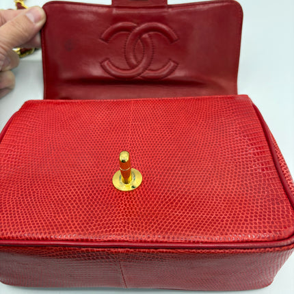 Sac Chanel Mini Square Lézard