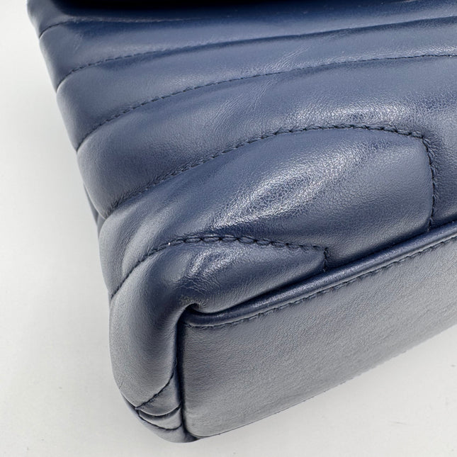 Sac Loulou Small Saint Laurent Bleu Marine