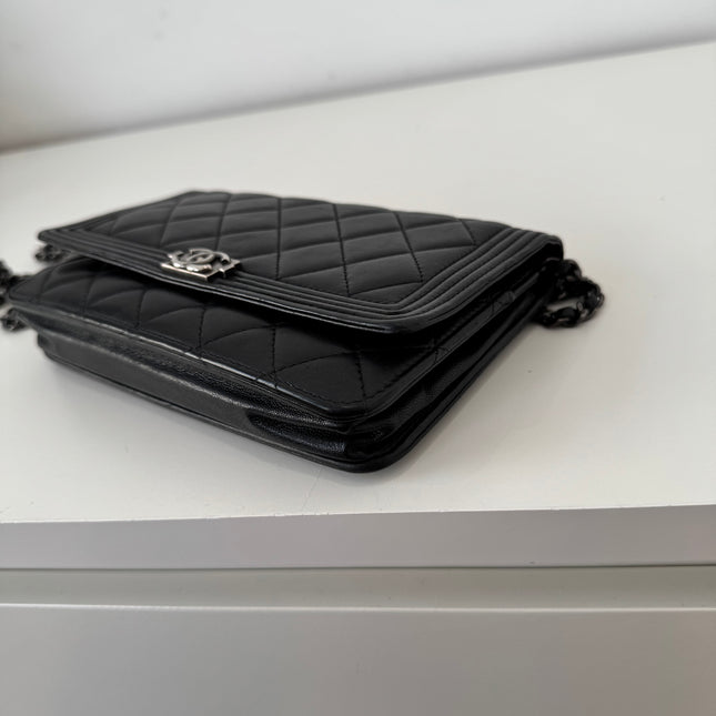 Sac Chanel Wallet on chain Boy Noir