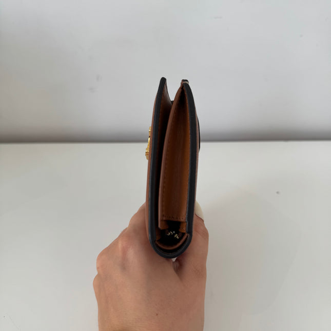 Portefeuille Celine Triomphe Moyen Tan