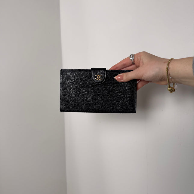Portefeuille Chanel noir