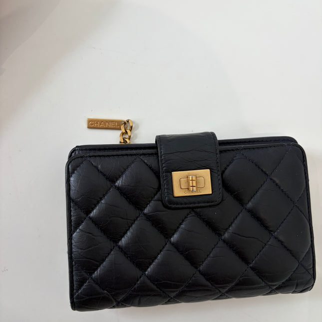 Portefeuille Chanel 2.55 Dark Navy