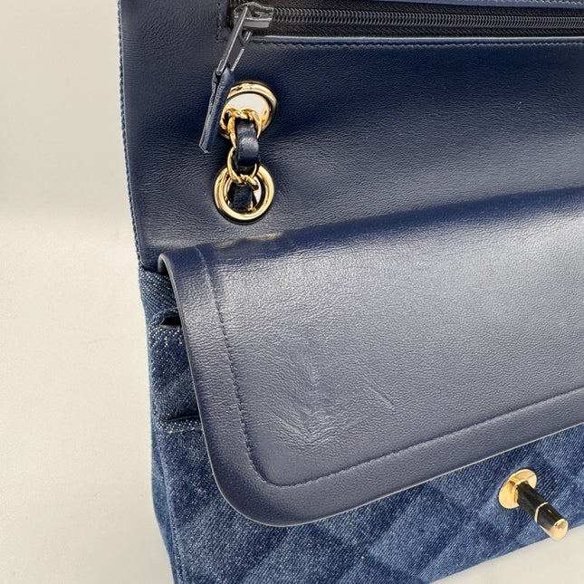 Sac Timeless Chanel Bleu Jean