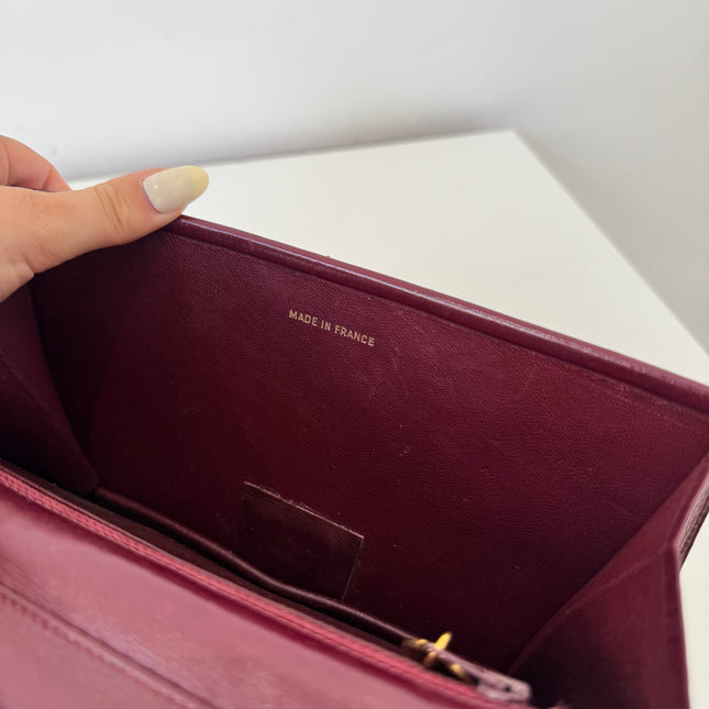 Sac Chanel Bordeaux Bandoulière