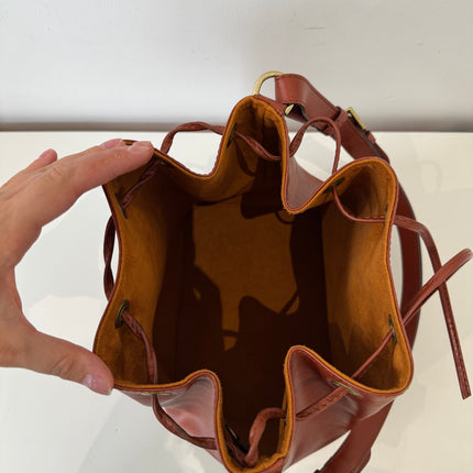 Sac Louis Vuitton Noé PM Cuir Épi Cognac